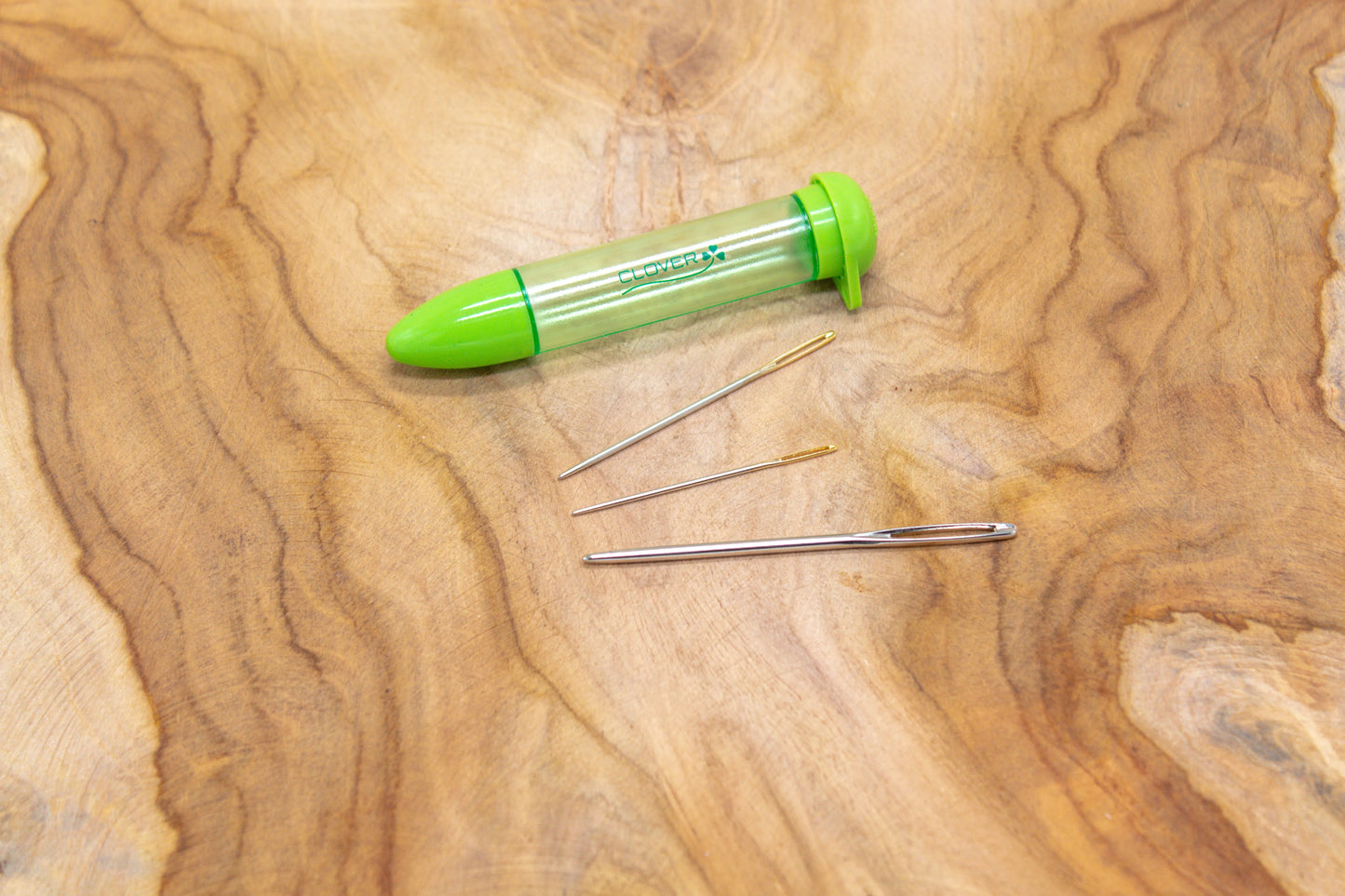 Clover stopnaalden set groen, fijne Stopnaalden van Clover