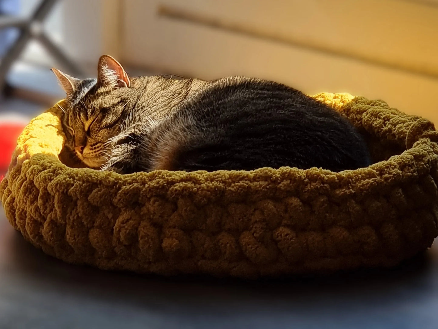 Haakpatroon kattenmand Kitty