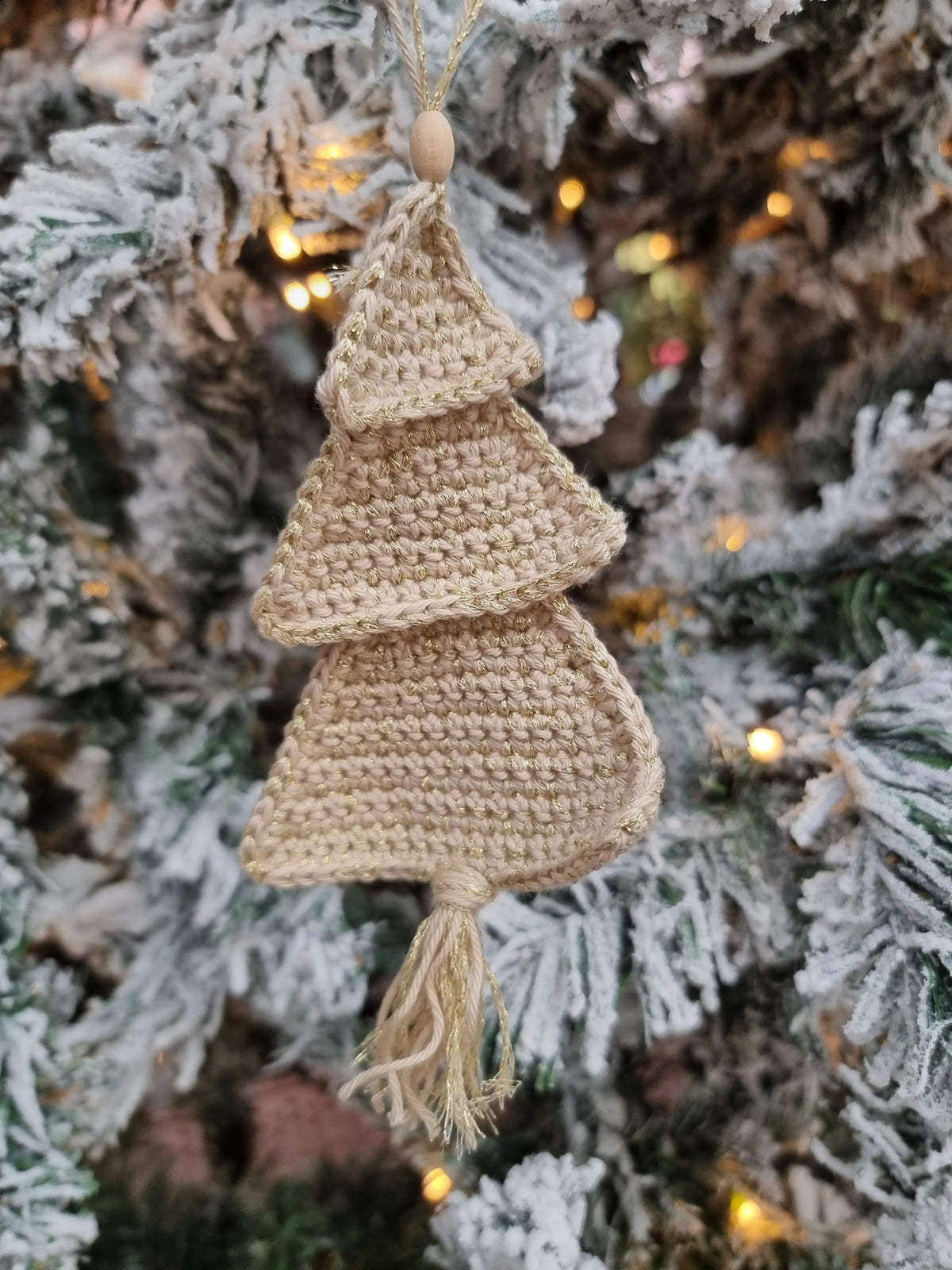 Haakpatroon kerstboomhanger Natura