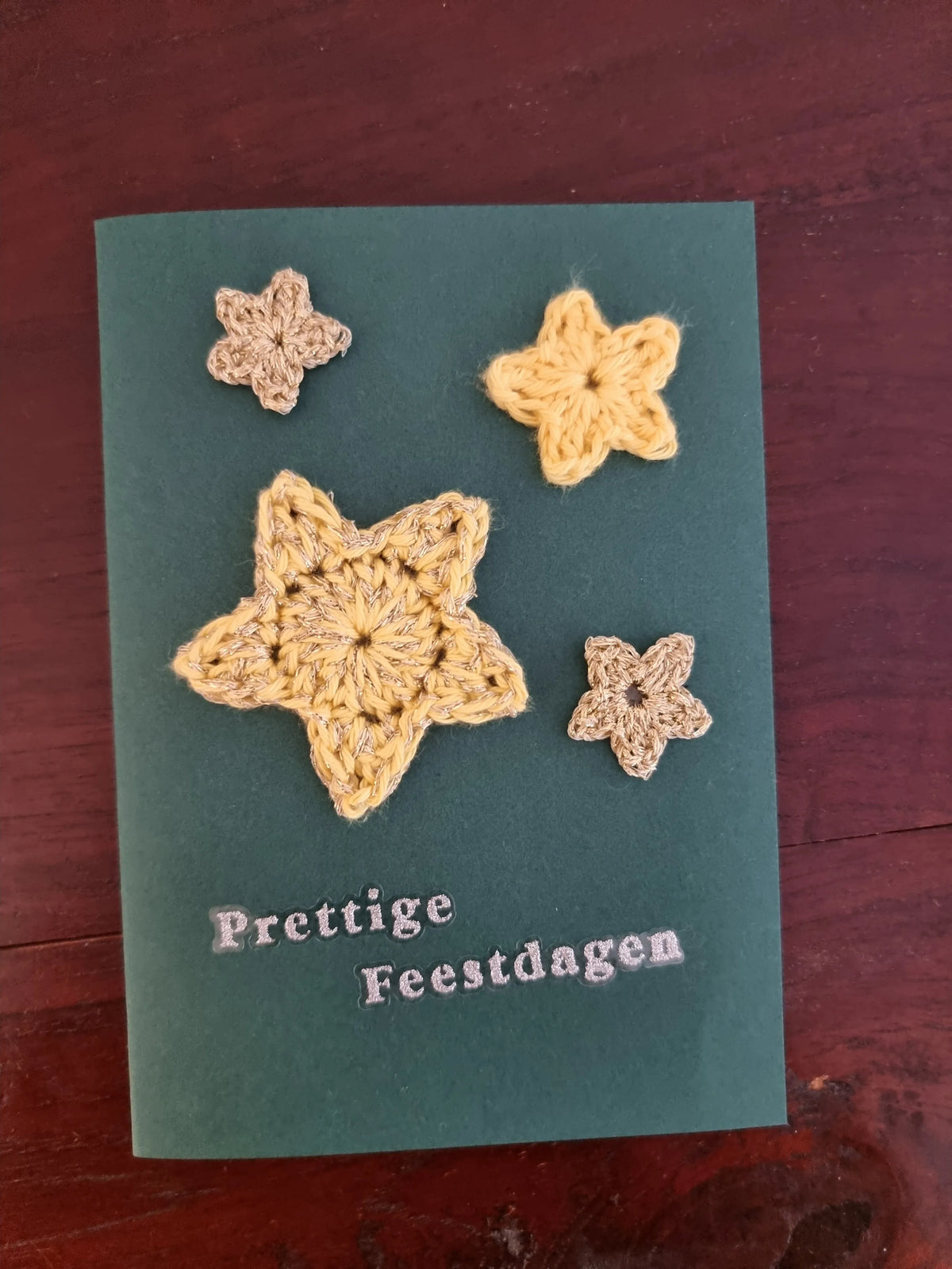 Haakpatroon kerstkaarten Traditional