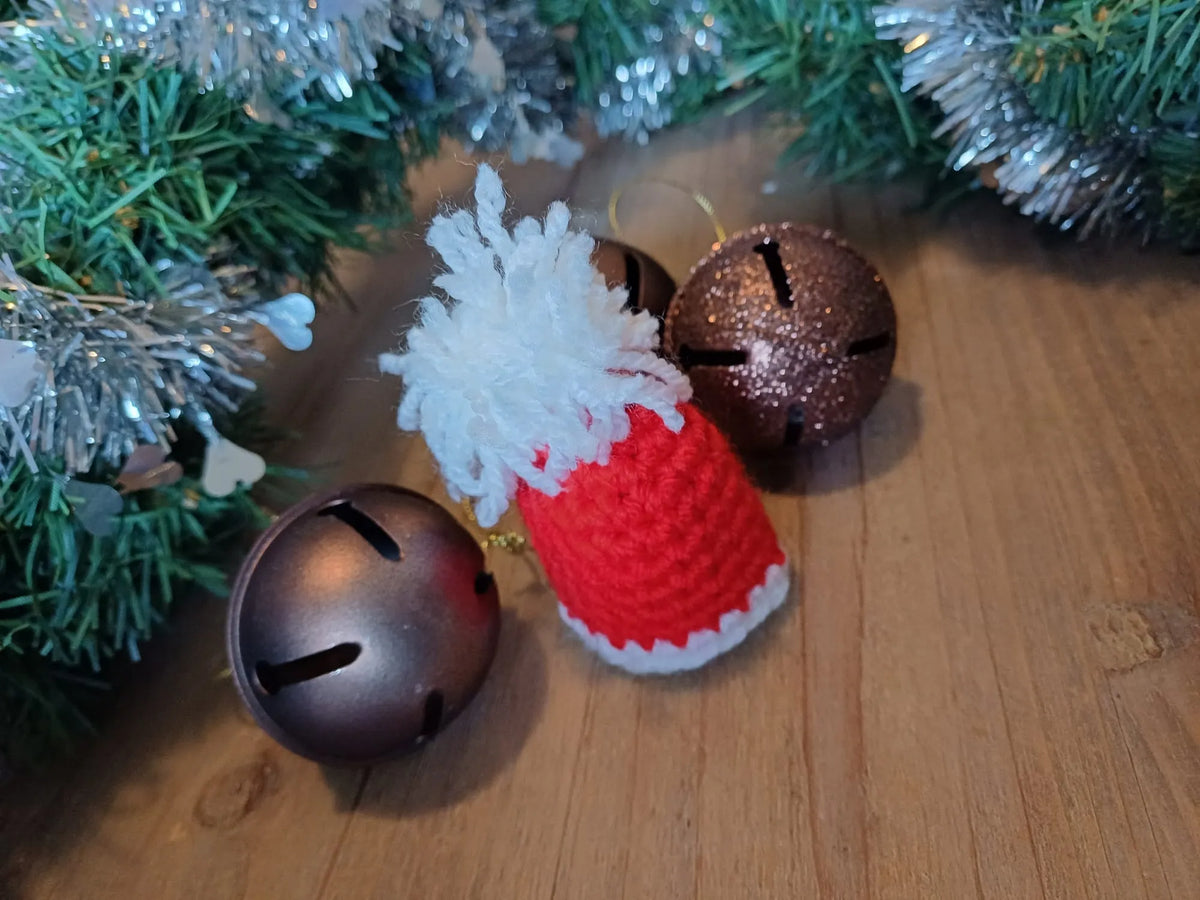 Haakpatroon mini kerstmutsje