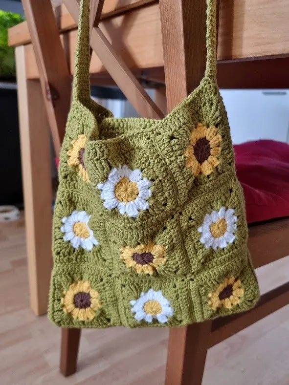 Haakpatroon tas Flora