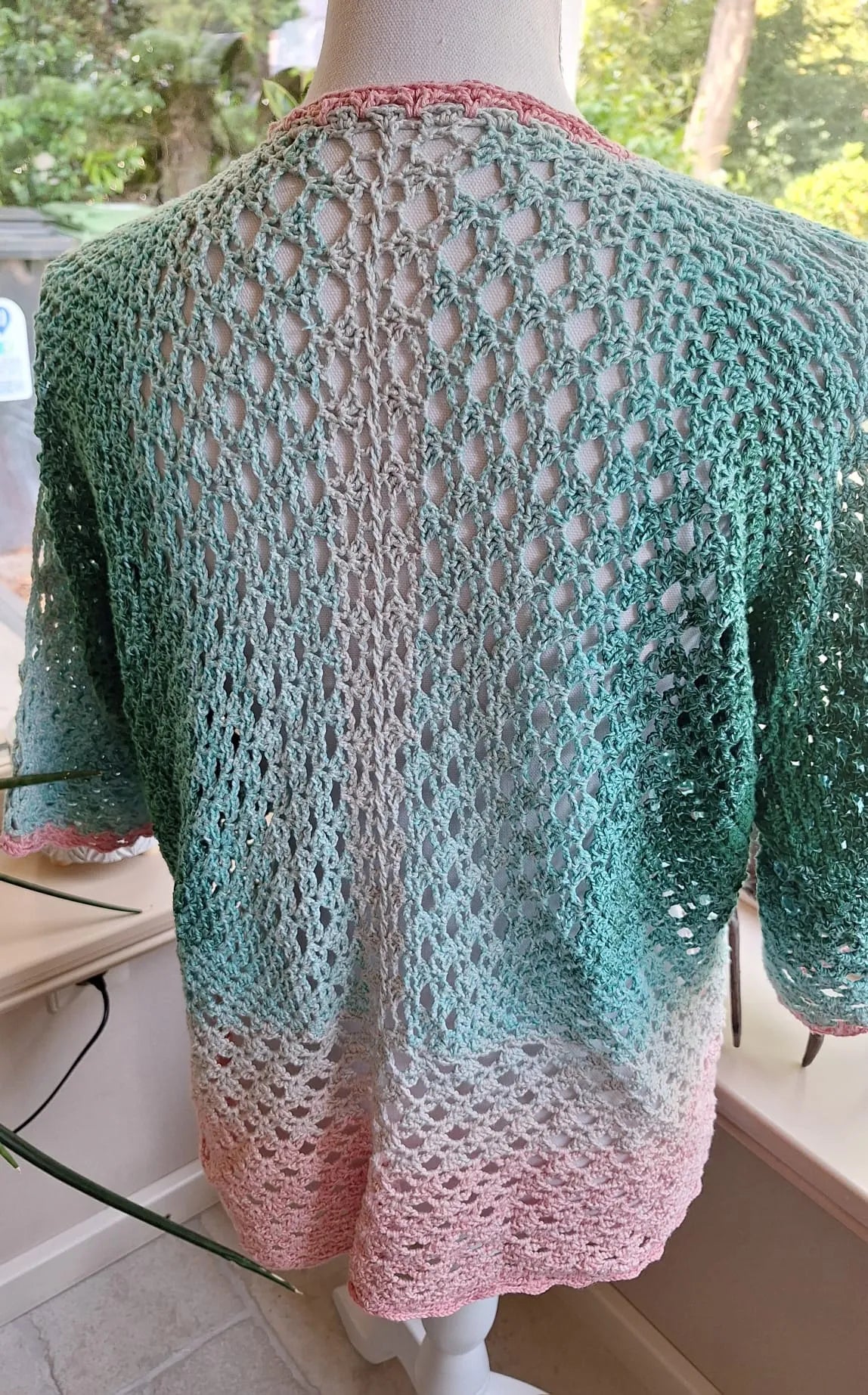 Haakpatroon vest Hexagon