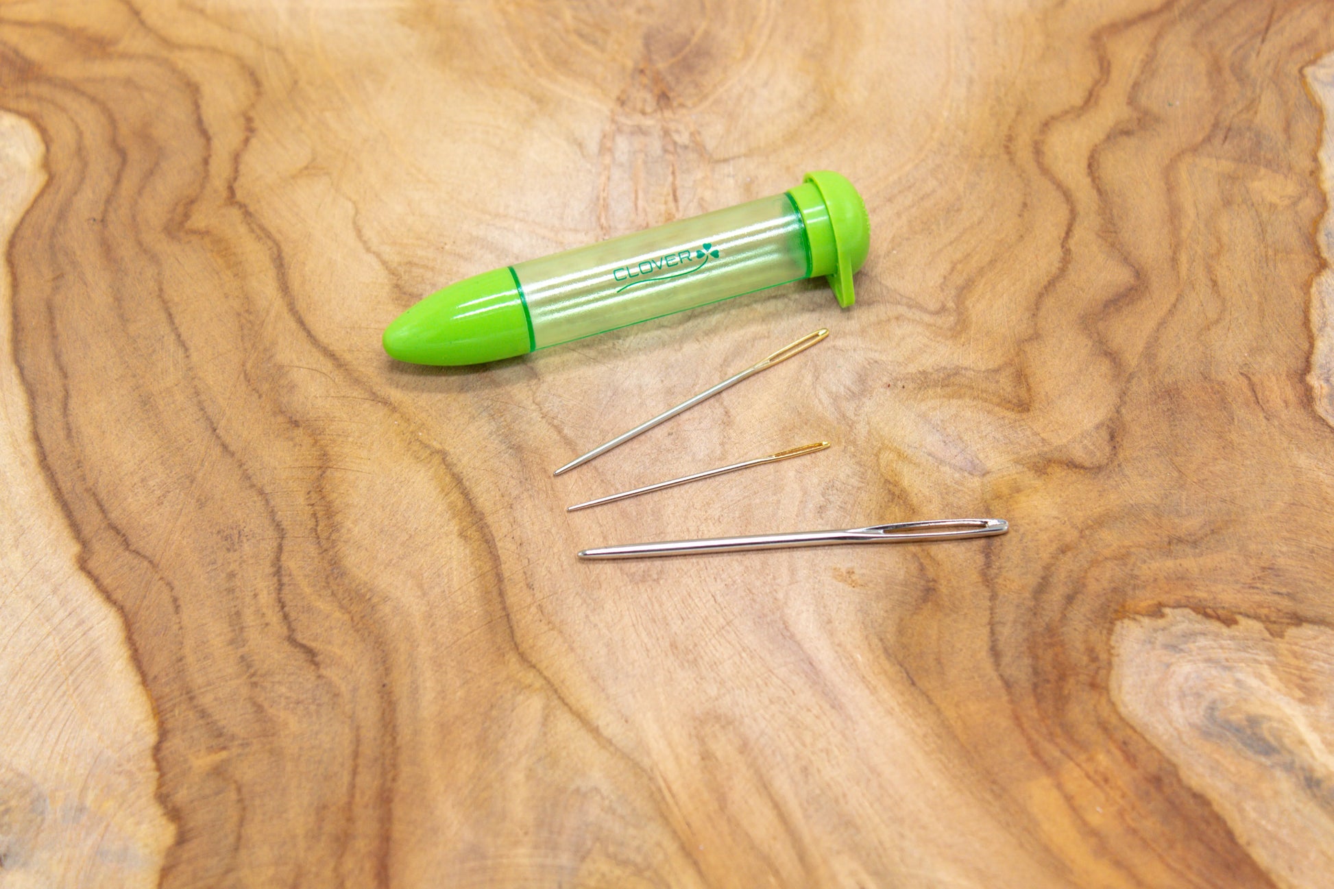 Clover stopnaalden set groen, fijne Stopnaalden van Clover