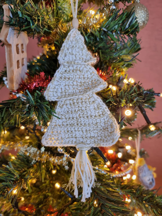 Haakpatroon kerstboomhanger Natura