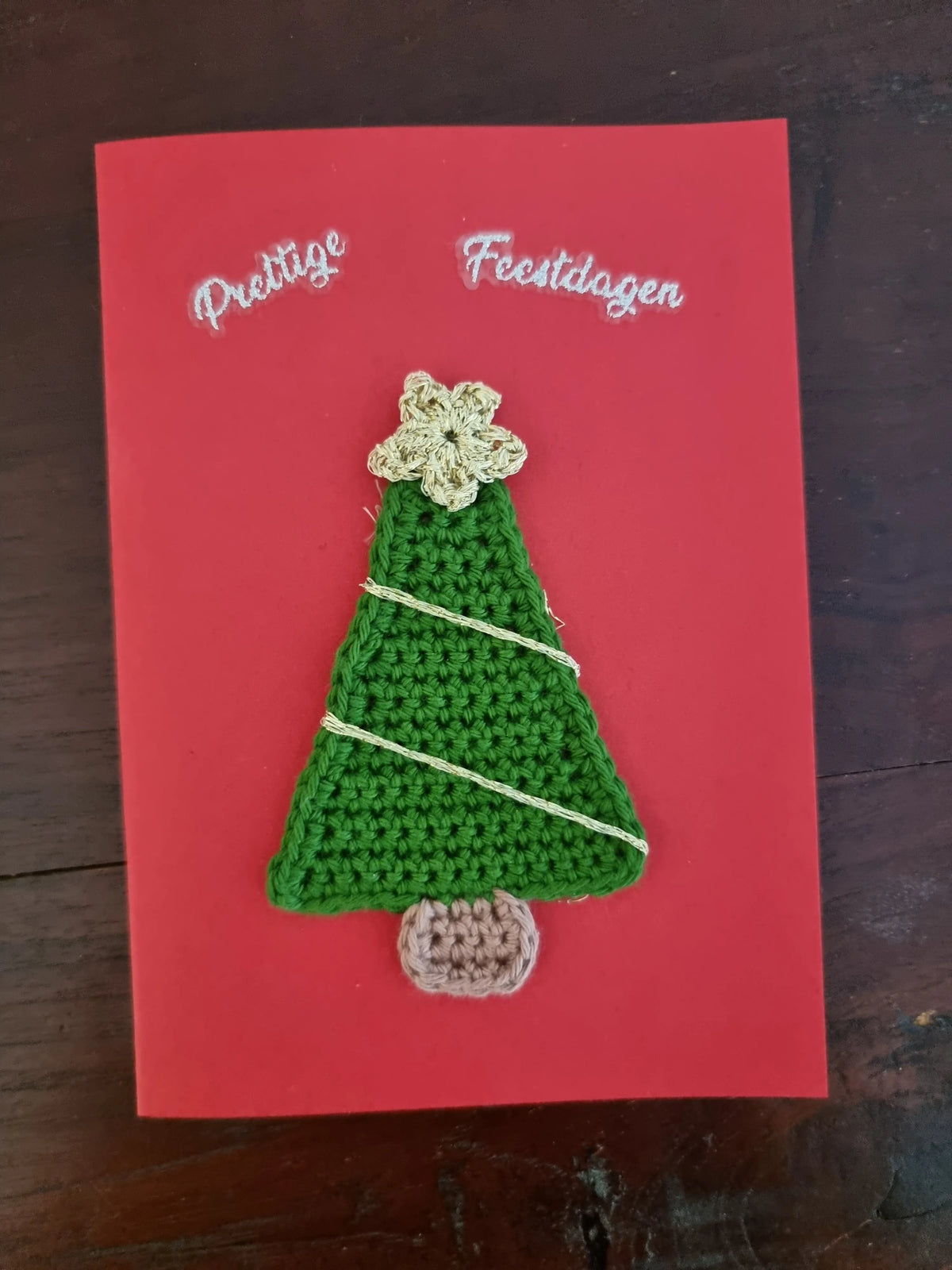 Haakpatroon kerstkaarten Traditional