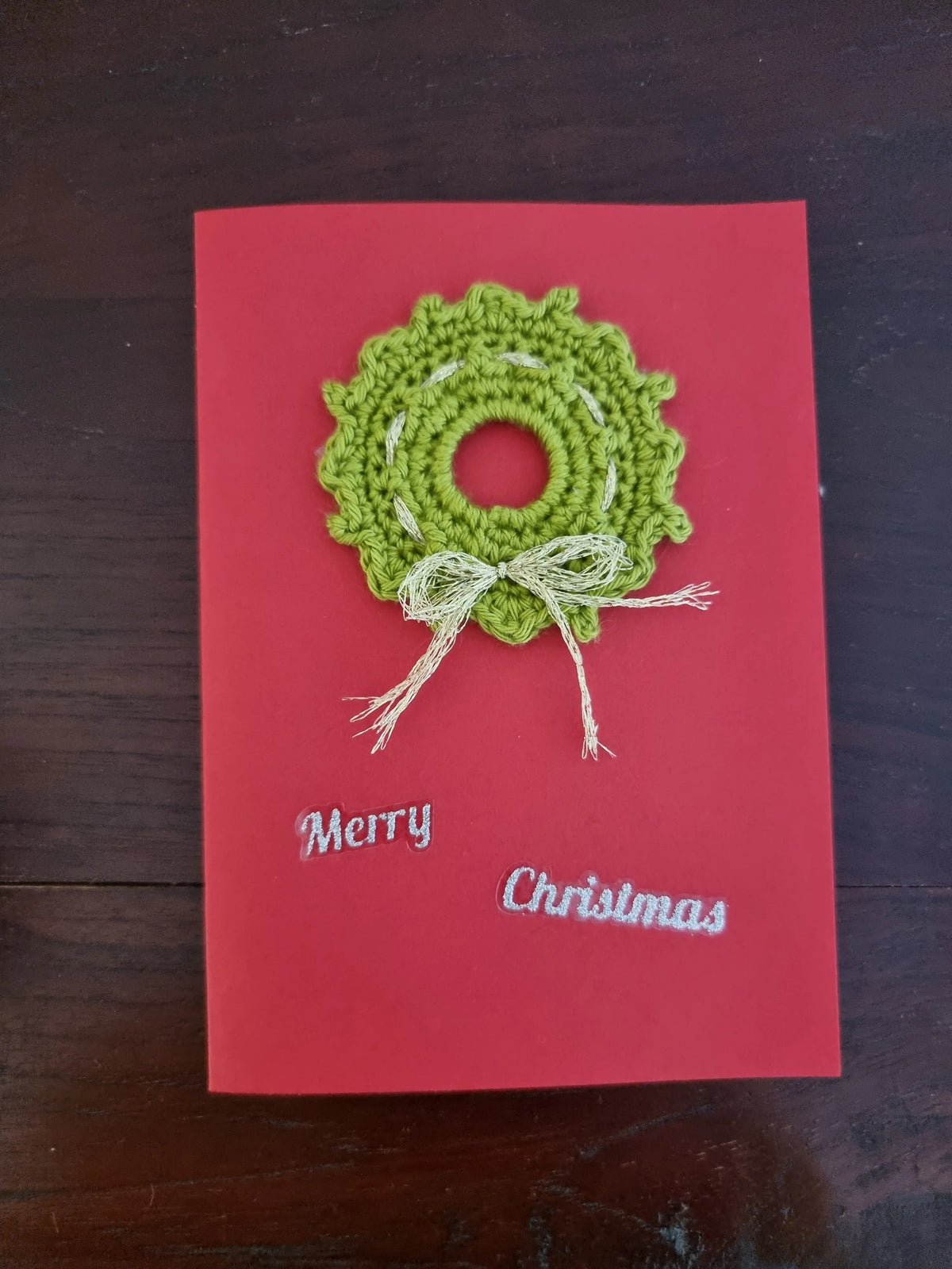 Haakpatroon kerstkaarten Traditional