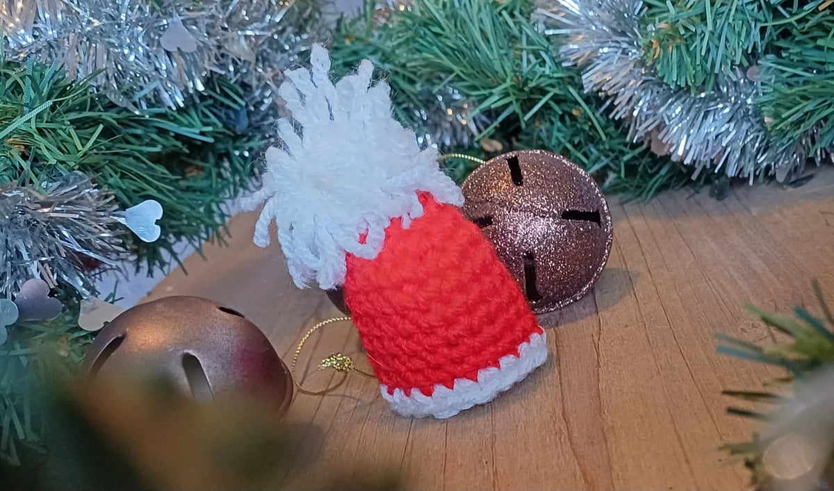 Haakpatroon mini kerstmutsje