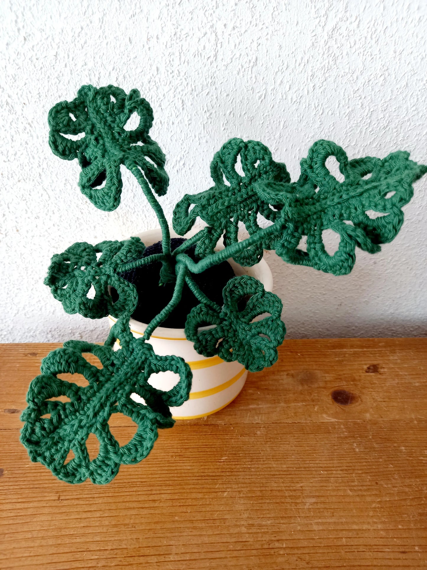 Haakpatroon monstera plantje