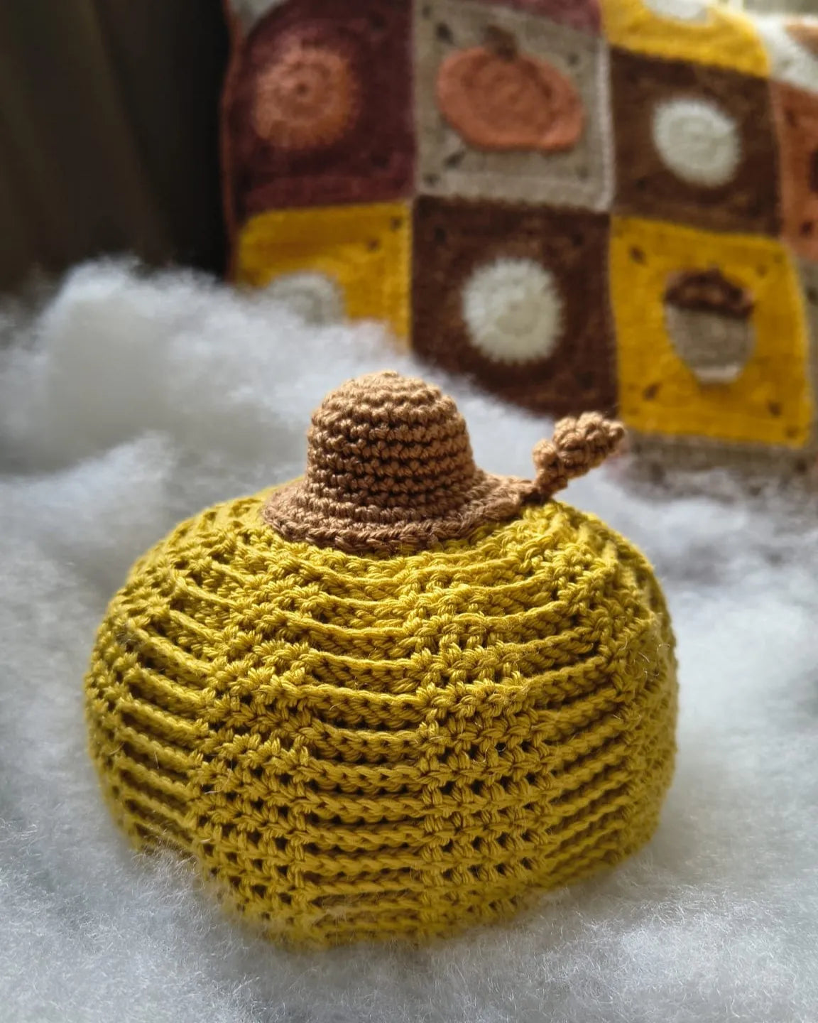 Haakpatroon pompoenen Terra en Cotta