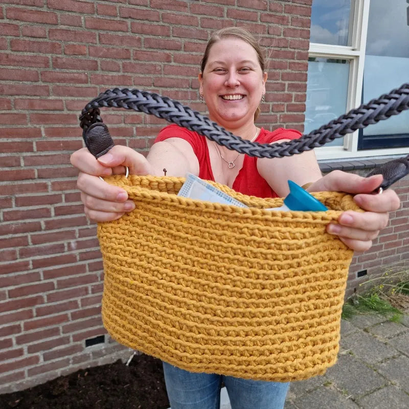 Haakpatroon schoudertas Honey
