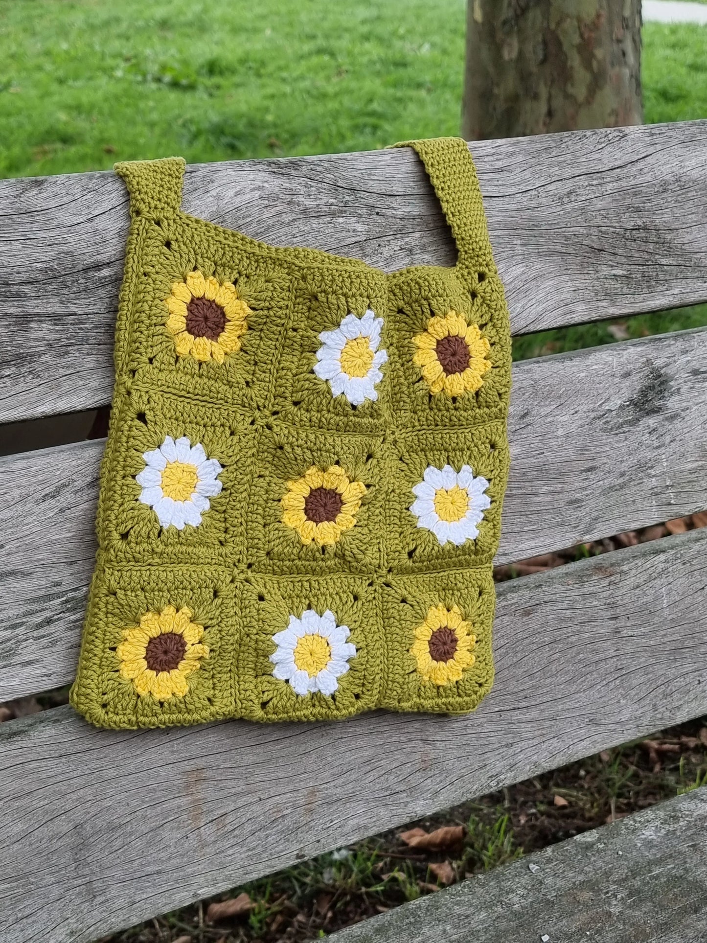 Haakpatroon tas Flora