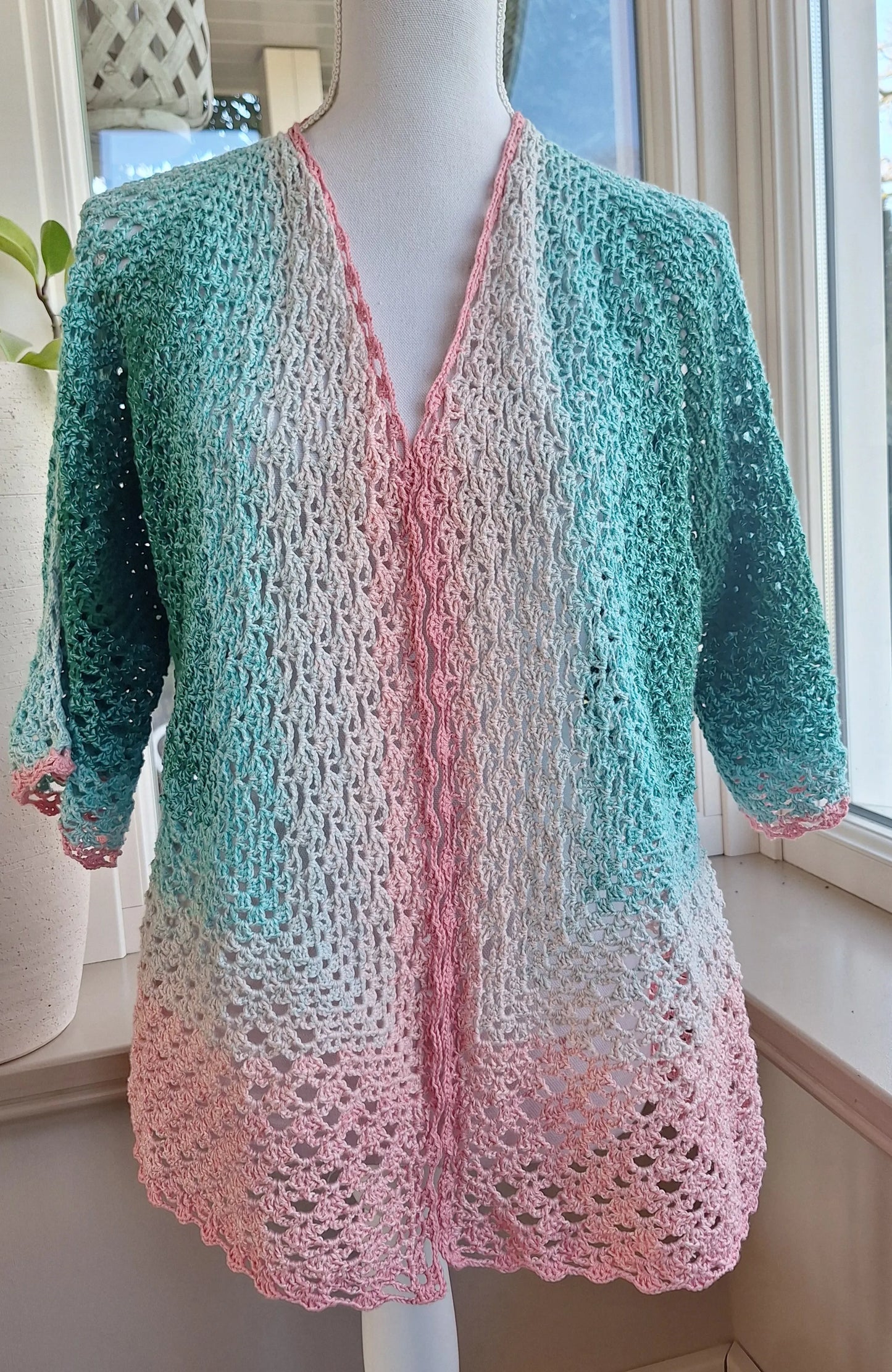 Haakpatroon vest Hexagon